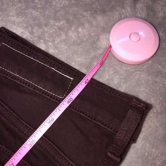 rag & bone Women's Mulberry/ Burgundy Skinny Jeans - Picture 15 of 15